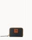 Dooney Pebble Grain Zip Around Credit Card Case Black ID-nT47lwfB