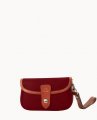 Dooney Oncour Cabriolet Flap Wristlet Claret ID-5ifU17WJ