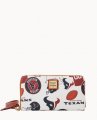 Dooney NFL Texans Large Zip Around Wristlet TEXANS ID-mtKFnef0