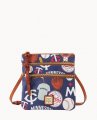 Dooney MLB Twins N S Triple Zip Crossbody Twins ID-W7HR1EN8