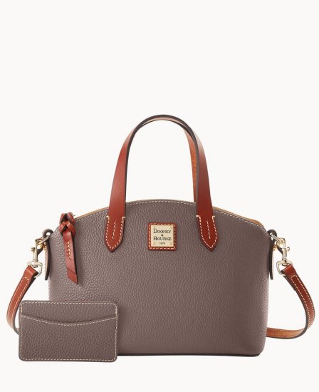 Dooney Pebble Grain Ruby Bag With Card Case Elephant ID-YSHjudiM - Click Image to Close