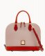 Dooney Pebble Grain Zip Zip Satchel Oyster ID-KnXhTAML