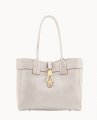 Dooney Florentine Large Amelie Shoulder Bag Ecru ID-HTX9VBWR