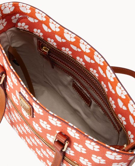 Dooney Collegiate Clemson Shopper CLEMSON ID-drz61EPn - Click Image to Close