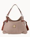 Dooney Pebble Grain Hobo Taupe ID-hLDWK51I