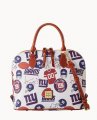 Dooney NFL NY Giants Zip Zip Satchel Giants ID-O3UYQqEX