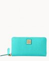 Dooney Saffiano Large Zip Around Wristlet Mint ID-EfsoIYHq