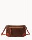 Dooney Suede Slim Crossbody Brown Tmoro ID-PPyFc5BH