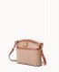 Dooney Ostrich Domed Crossbody Light Taupe ID-Iy1iEU7J