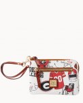 Dooney Collegiate University of Georgia Zip Around Wristlet U OF GEORGIA ID-kAt4uacC