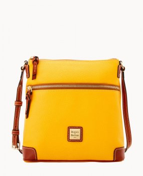 Dooney Pebble Grain Crossbody Dandelion ID-4XKB3WAp