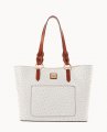 Dooney Ostrich Tammy Tote Bone ID-Y4FANzoo