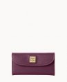 Dooney Saffiano Continental Clutch Plum Wine ID-TifQnznX