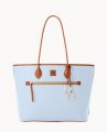 Dooney Pebble Grain Large Tote Glacier Blue ID-Bo1p0LkK