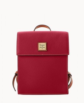 Dooney Pebble Grain Backpack Wine ID-V3E6IMeM