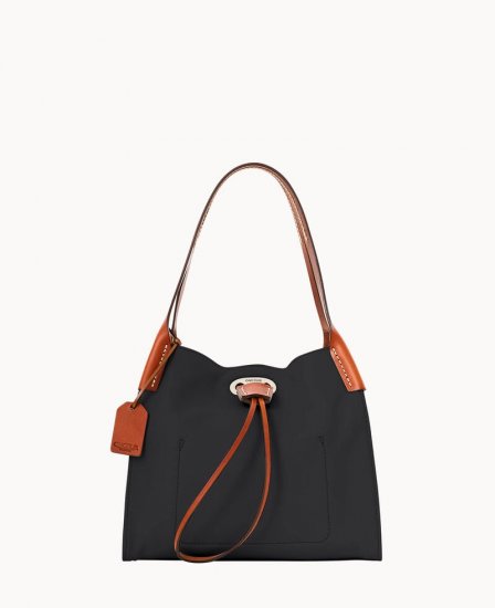 Dooney Oncour Elba Mini Full Up Two Charcoal ID-7fzLg72P - Click Image to Close