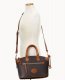 Dooney All Weather Leather 3.0 Domed Satchel 30 Black ID-NtflsAuD