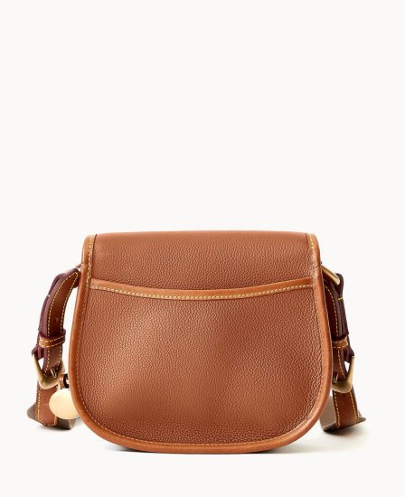 Dooney All Weather Leather 3.0 Saddle Crossbody 20 Caramel ID-YEnCi4CJ - Click Image to Close