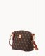 Dooney Gretta Mini Domed Crossbody Brown Tmoro ID-ck06d0NB
