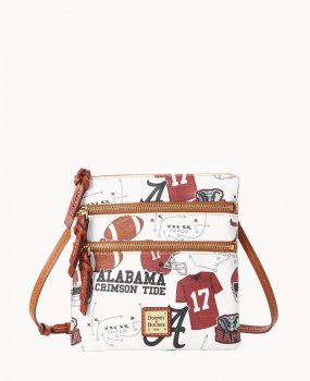 Dooney Collegiate Alabama N S Triple Zip Crossbody U OF ALABAMA ID-2c8gbAFu