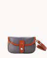 Dooney Oncour Elba Flap Wristlet Charcoal ID-11zZUBaV