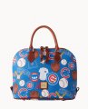 Dooney MLB Cubs Zip Zip Satchel Cubs ID-jdYmYXpM