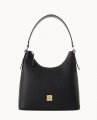 Dooney Pebble Grain Hobo Black Black ID-4medMDJj