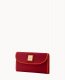 Dooney Pebble Grain Continental Clutch Wine ID-r5KTSXbj