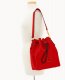 Dooney Florentine Hattie Drawstring Red ID-Q1GxFZuc