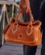 Dooney Florentine Small Satchel Chestnut ID-w8KQFsv5