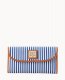Dooney Seaview Continental Clutch Navy ID-TomQtBPX