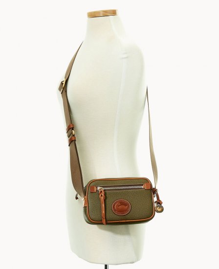 Dooney All Weather Leather 3.0 Camera Crossbody 20 Green ID-F6uJMYS9 - Click Image to Close