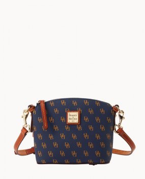 Dooney Gretta Mini Domed Crossbody Navy ID-jvsFbiin