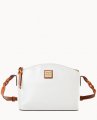 Dooney Wexford Leather Penny Crossbody White ID-mDW4O5N8