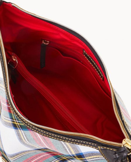 Dooney Tartan Large Erica White ID-BZFR6s2s - Click Image to Close