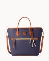 Dooney Pebble Grain Handle Tote Midnight Blue ID-FGJDjLf3