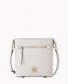 Dooney Saffiano Zip Crossbody Ecru ID-R1U23cxy