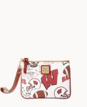 Dooney Collegiate Wisconsin Stadium Wristlet Wisconsin ID-4hRhzvBE