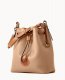 Dooney All Weather Leather 3.0 Drawstring 25 Taupe ID-fEcnlB9E