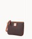 Dooney Pebble Grain Stadium Wristlet Brown Tmoro ID-IQu6D9vr