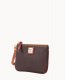 Dooney Pebble Grain Stadium Wristlet Brown Tmoro ID-IQu6D9vr