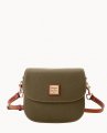 Dooney Pebble Grain Saddle Bag Olive ID-Y7QaVdRo