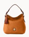 Dooney Ostrich Twist Strap Hobo Tan ID-zgMU1rCu