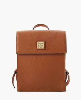 Dooney Pebble Grain Backpack Caramel ID-LNuyjngP