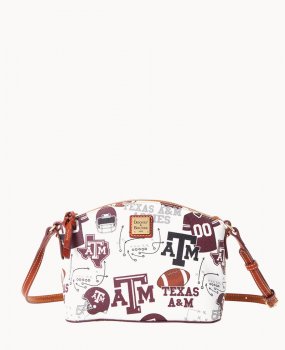 Dooney Collegiate Texas Achr(38)M Suki Crossbody TEXAS A&M ID-aZcWdvjn