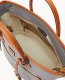 Dooney Pebble Grain Handle Tote Slate ID-WJuSfFiE