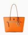 Dooney Pebble Grain Large Tote Clementine ID-PHxDIZJk