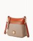Dooney Pebble Grain Crossbody 25 Taupe ID-nXVnU57B