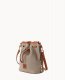 Dooney Pebble Grain Small Drawstring Taupe ID-i99HYmHG