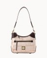 Dooney Denison Small Hobo Taupe ID-j059o7lf